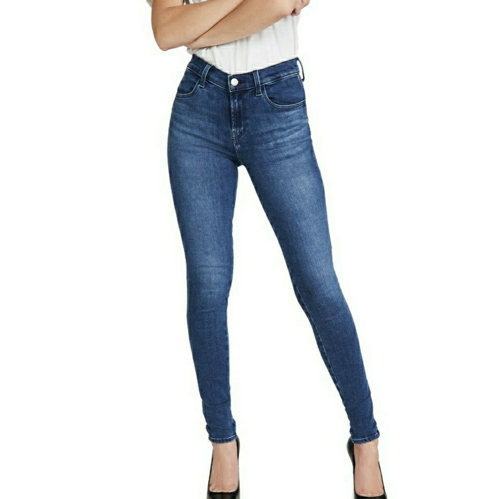 J Brand Skinny Blue Jeans High Rise 28